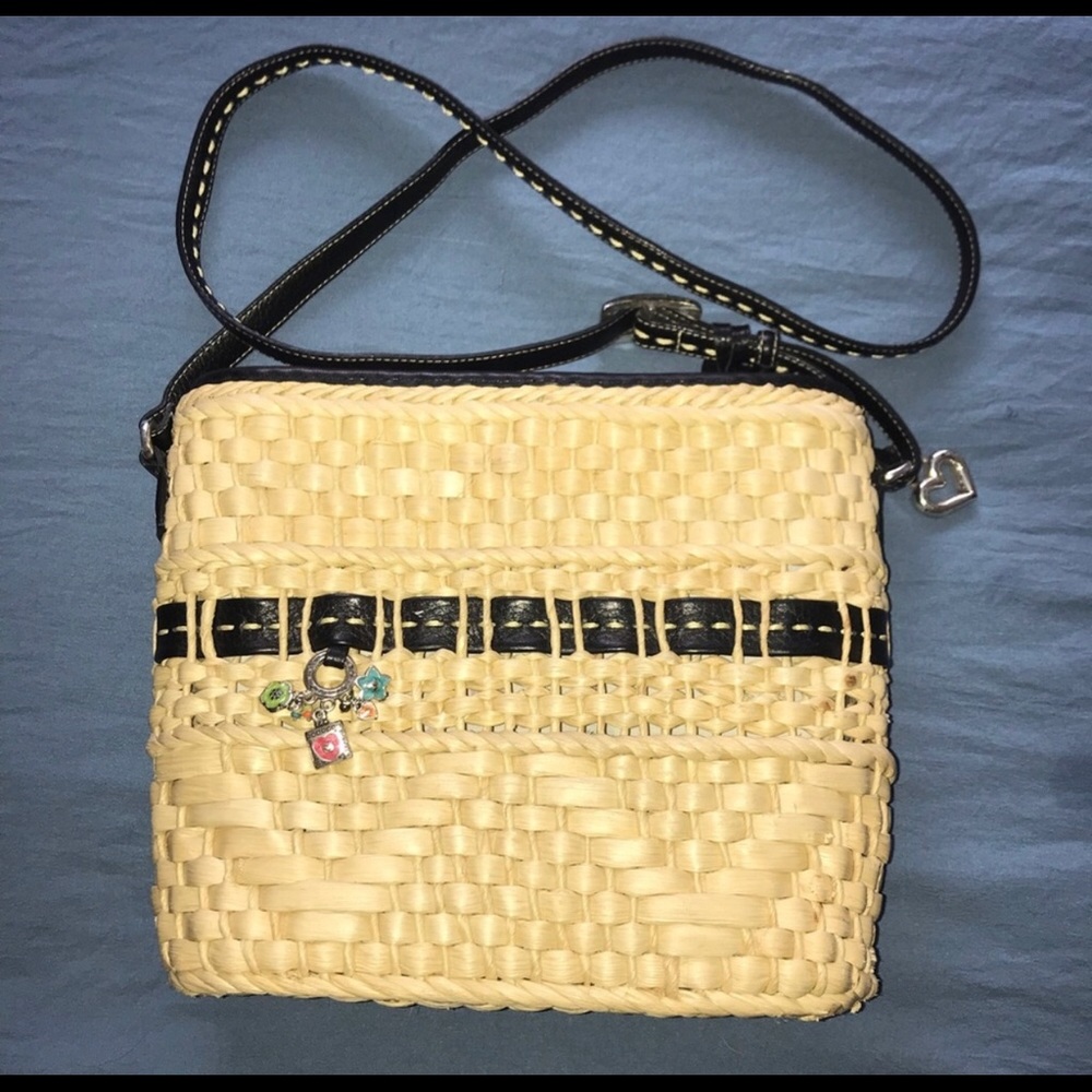 Brighton Straw crossbody Purse